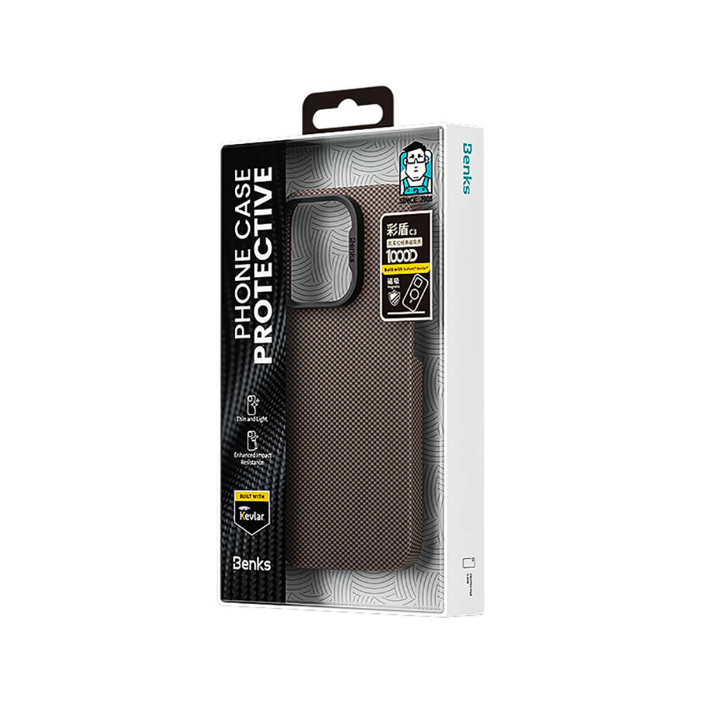 iPhone 16 Pro Max Kılıf M-safe Şarj Özellikli Benks ArmorTint Serisi ArmorAir Kevlar Kılıf iPhone 16 Pro Max Kılıf M-safe Şarj Özellikli Benks ArmorTint Serisi ArmorAir Kevlar Kılıf